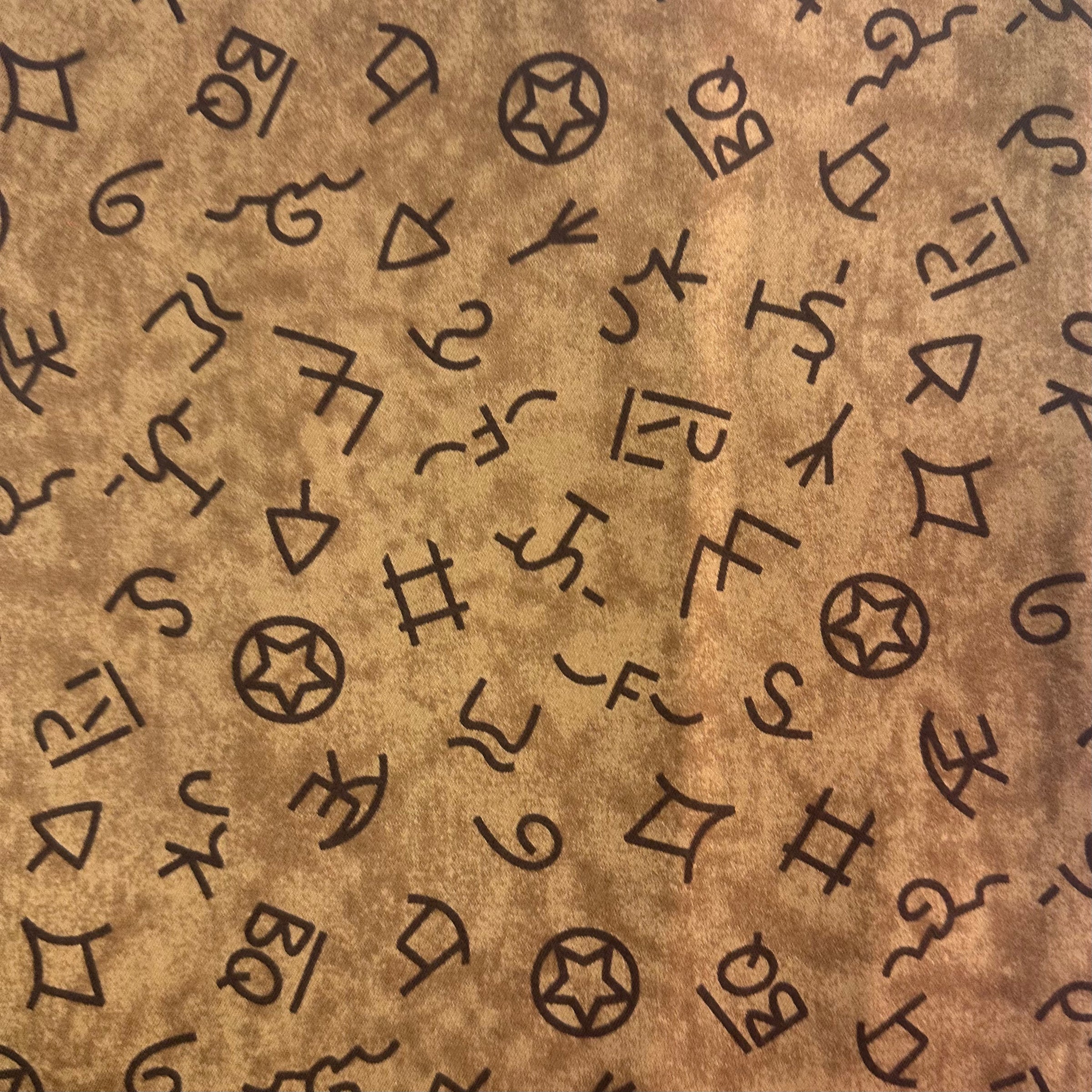 Austin Accent Brown Brands Western Bandana Silk Scarf - 19" X 19" SMALL