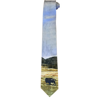 Rockmount Mens Limited Edition Silk Tie THE AMERICAN BISON