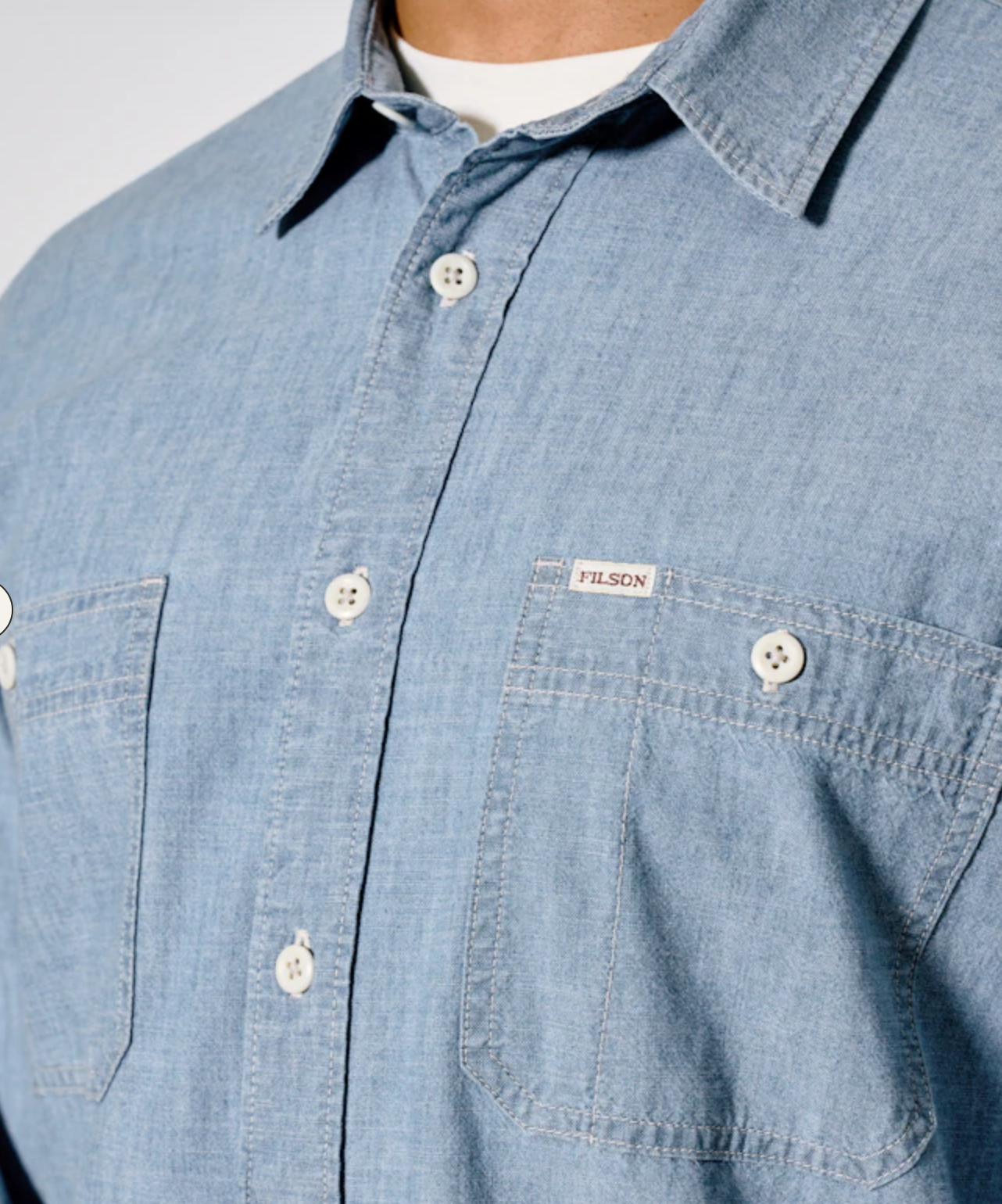 Filson Mens Chambray CPO Shirt