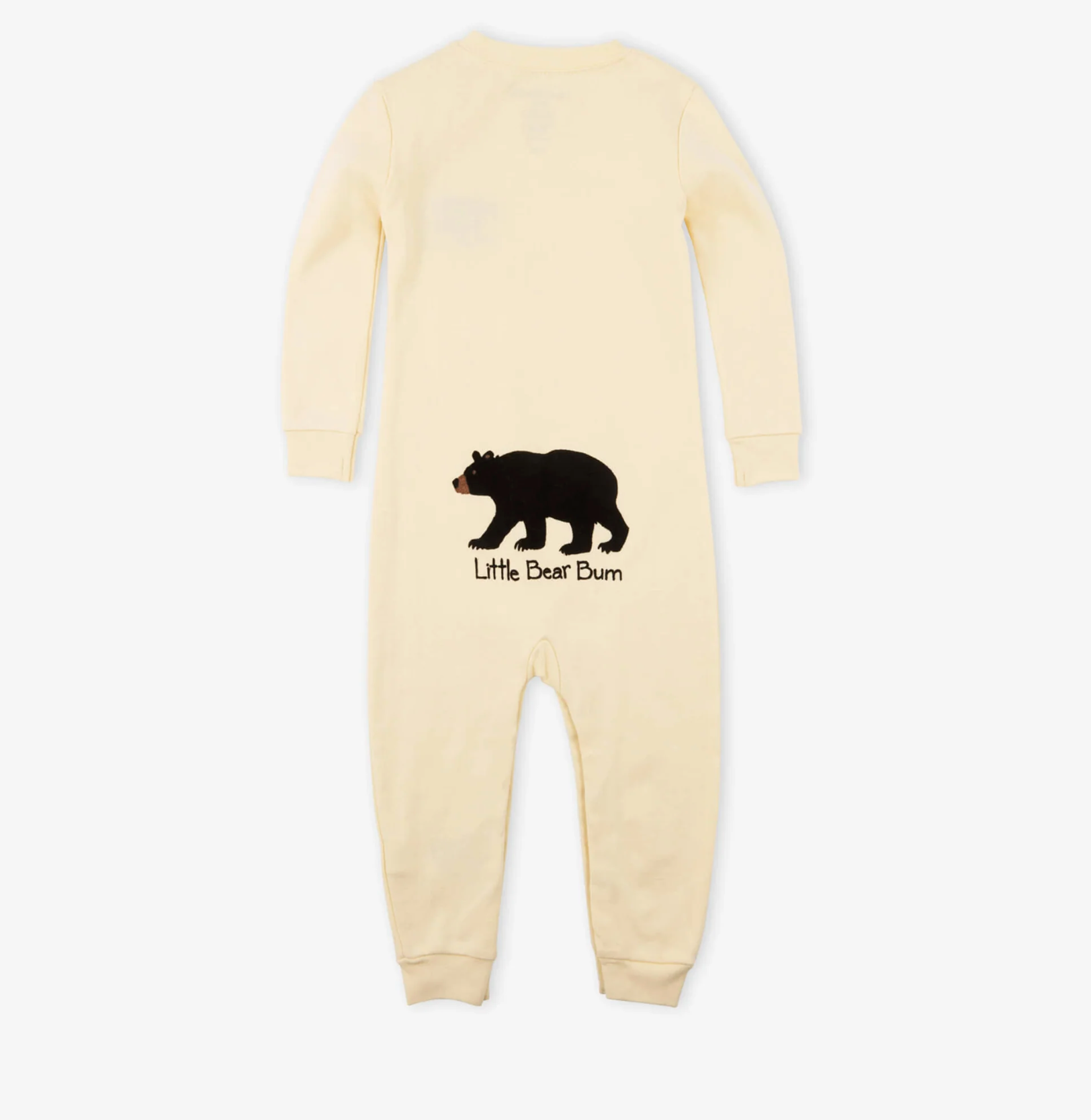 Little Blue House Baby Natural Bear Coverall with Hat