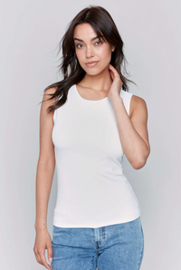 Charlie B Womens Super Stretch Tank - Natural