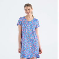 Hatley Womens Garden Flowers Short Sleeve Night Dress