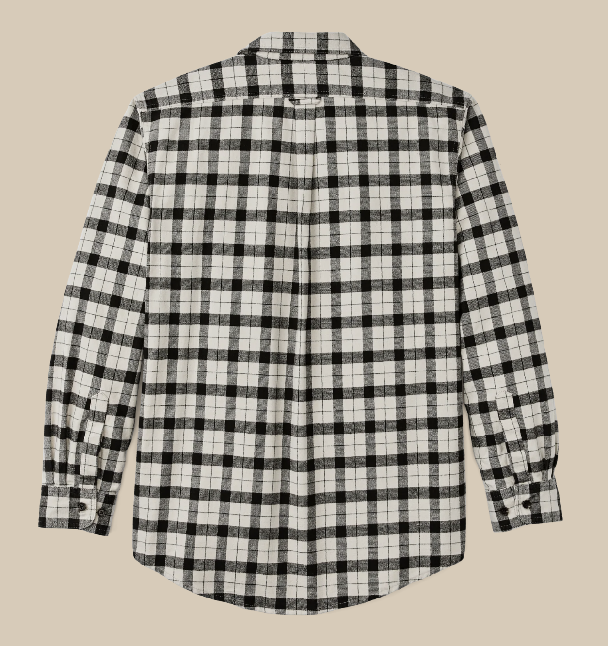 Filson Mens Alaskan Guide Shirt - Cream / Peat Multicolored Plaid