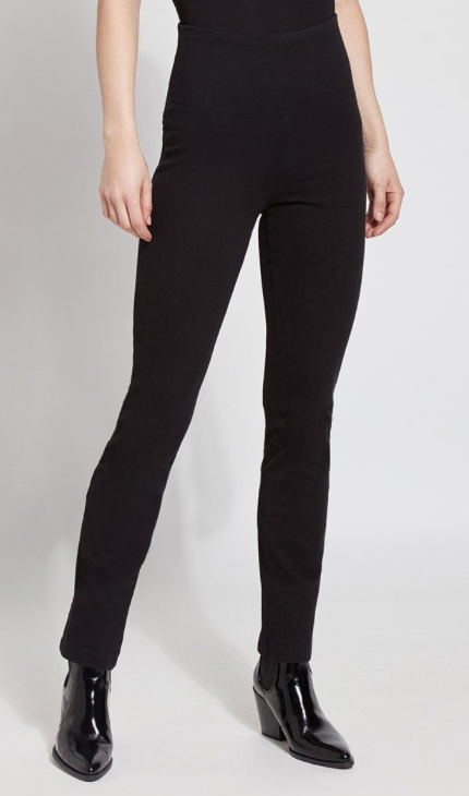 Lysse Womens Straight Leg Denim Jean - Black