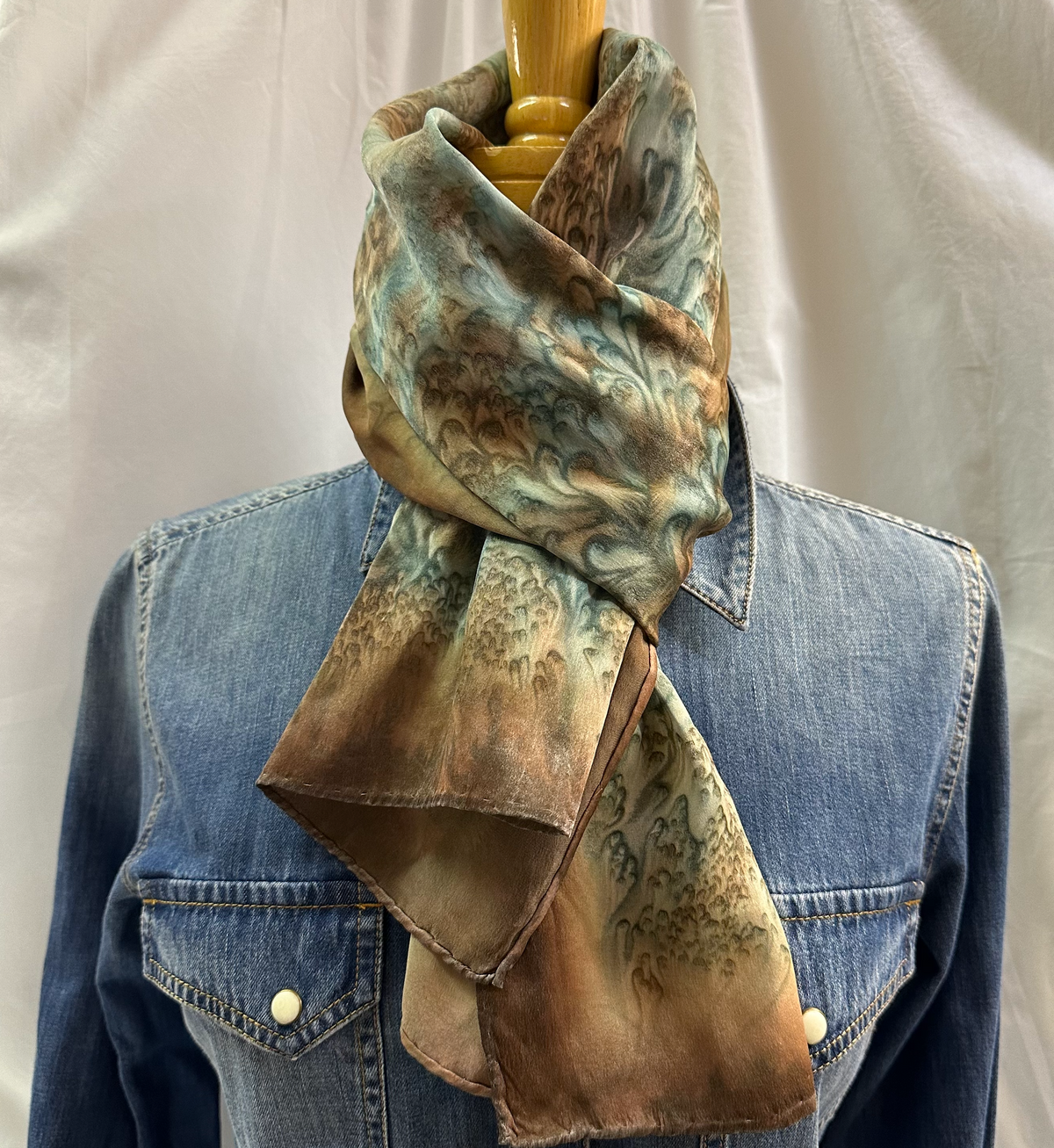 Handpainted Silk Scarves by Sandy Pfohl