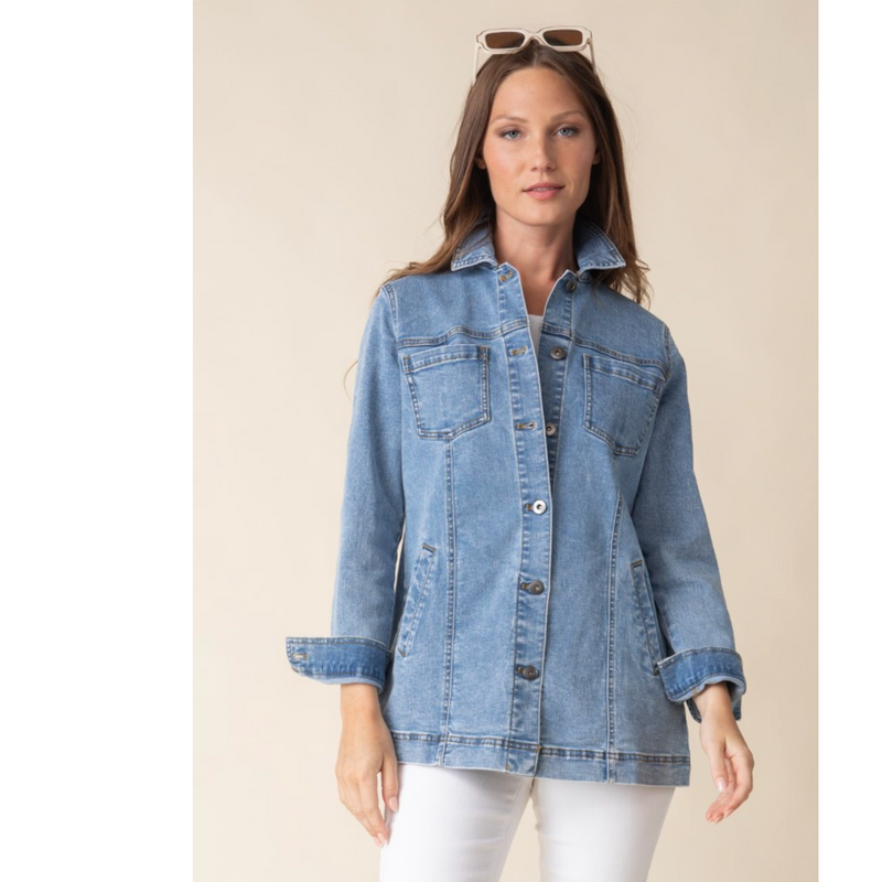 Habitat Womens Stretch Denim Boyfriend Jacket