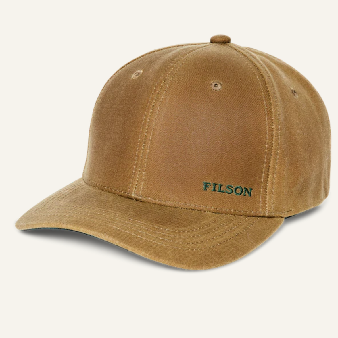 Filson Oil Tin Logger Cap - Dark Tan