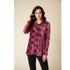 Habitat Womens Crinkle Velvet Shirttail Tunic