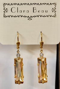 Clara Beau Earrings E483G-GldShdw