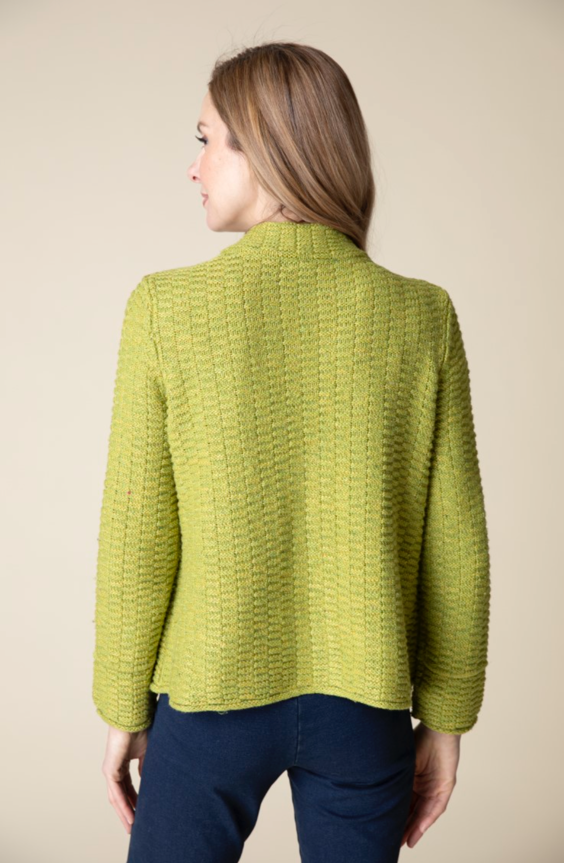 Habitat Womens Tweed Brick Stitch Cardigan Sweater