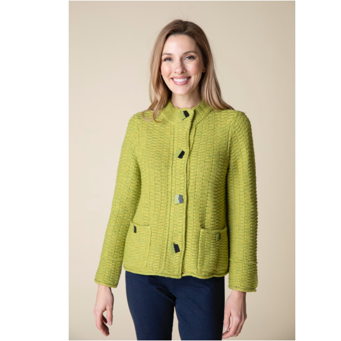 Habitat Womens Tweed Brick Stitch Cardigan Sweater