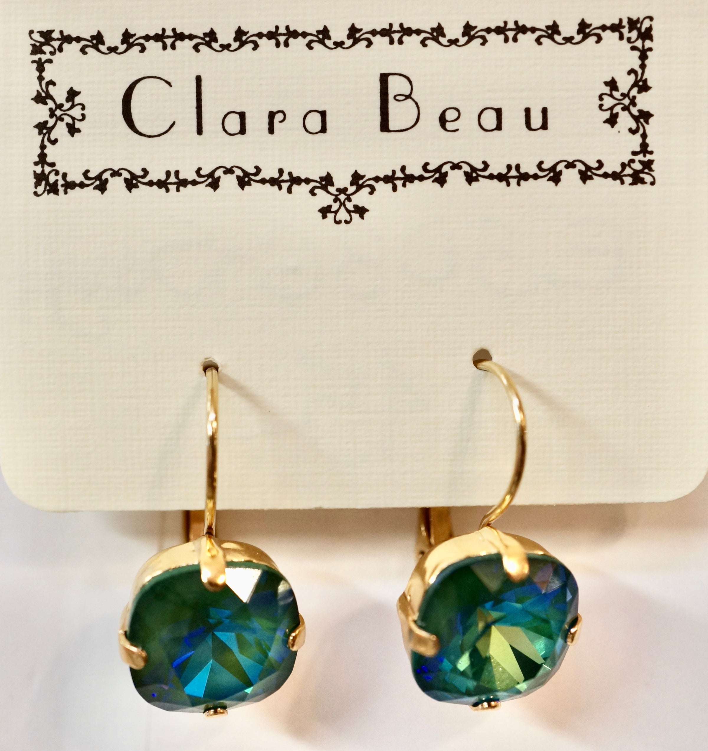 Clara Beau Earrings E303G-Sea Glass