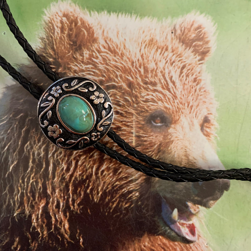 Austin Accent Bolo with Turquoise Stone