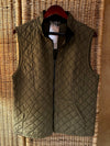 Cut Loose Womens Quilted Vest - Kelp