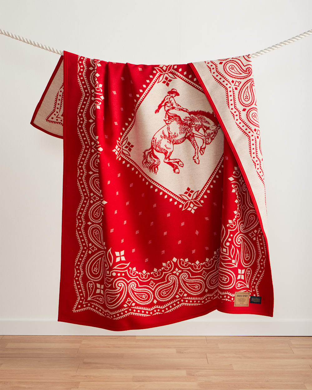 Pendleton Rodeo Spirit Red Throw