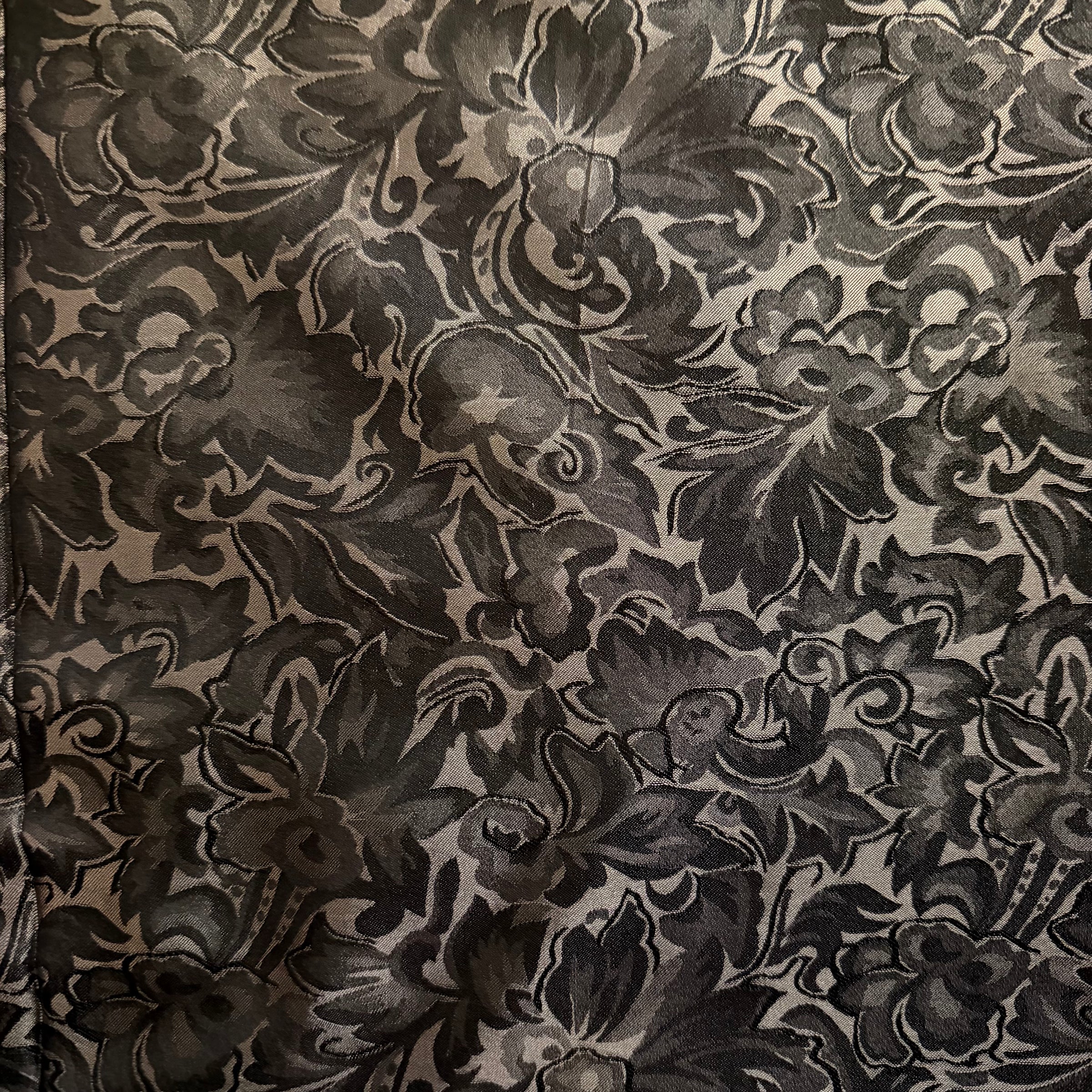 Wyoming Traders Baroque Ash Jacquard Silk Scarf