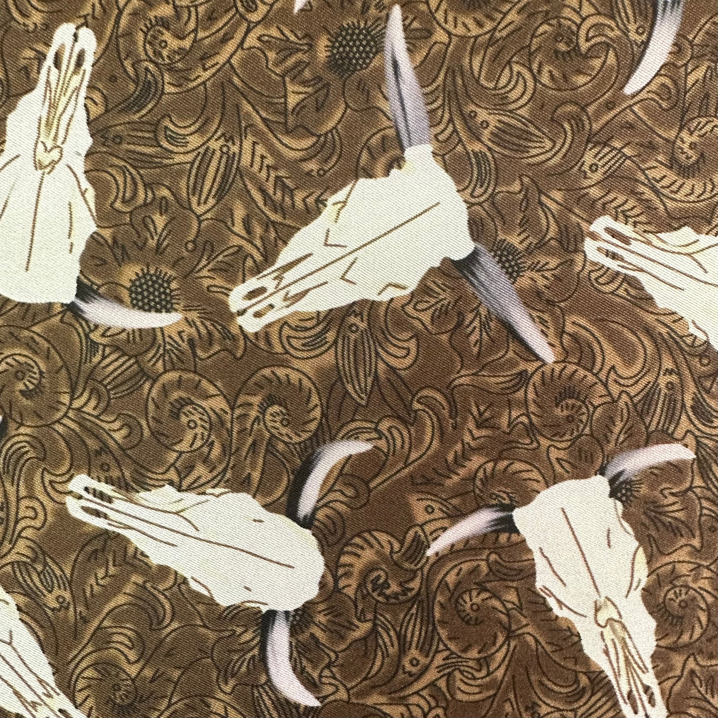 Austin Accent Skull Silk Scarf - Bob's Outdoor