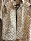 Cut Loose Womens Quilted Vest - Jicama