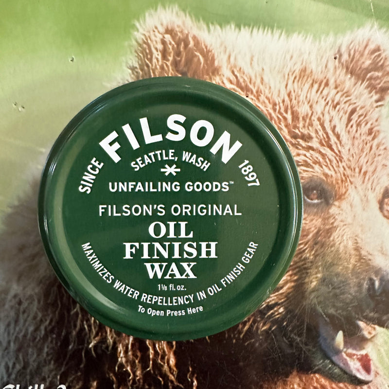 Filson Original Oil Finish Wax - 1 Oz.