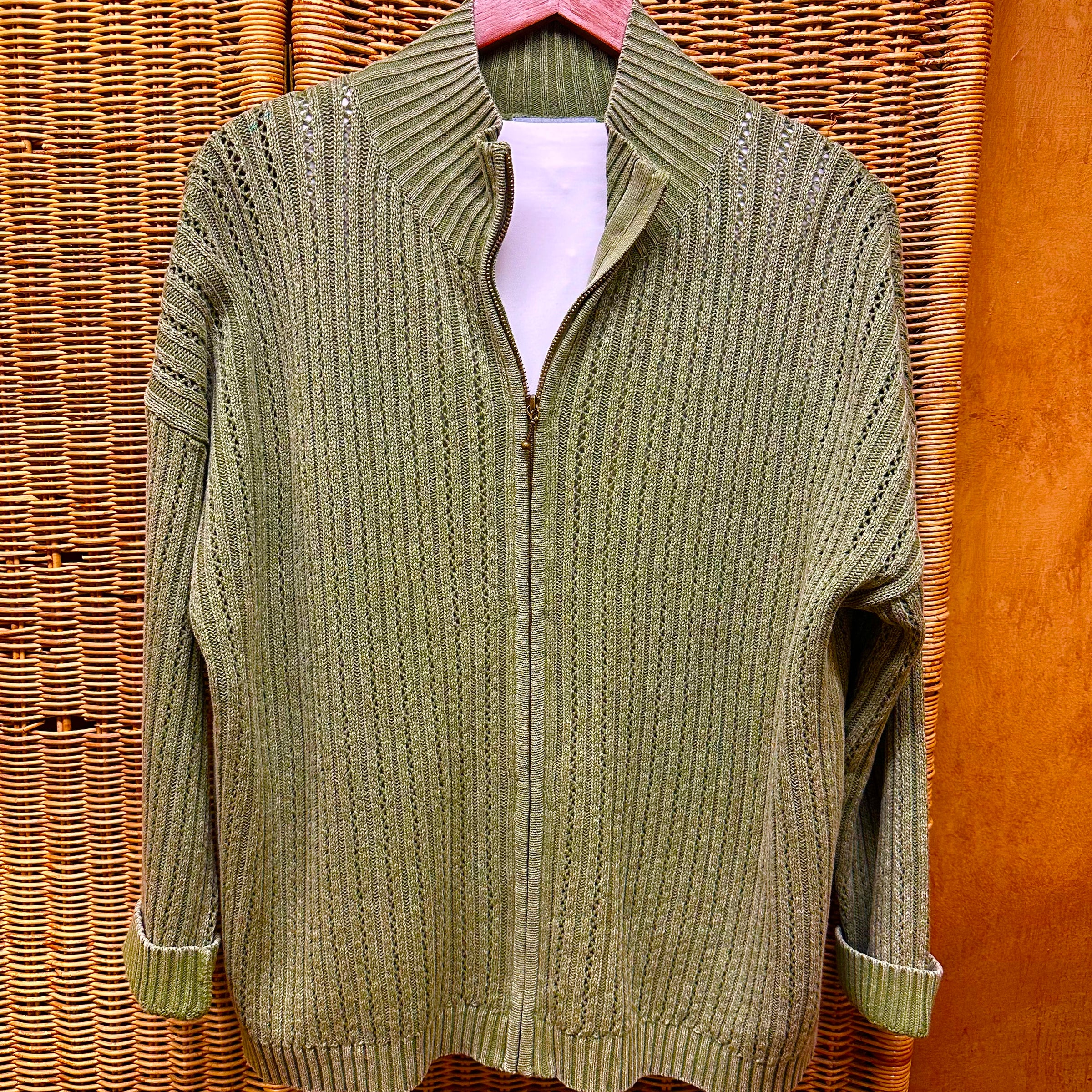 PBJ Womens Sporty Cable Cardigan
