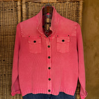PBJ Womens Snap Front Sweater Jacket