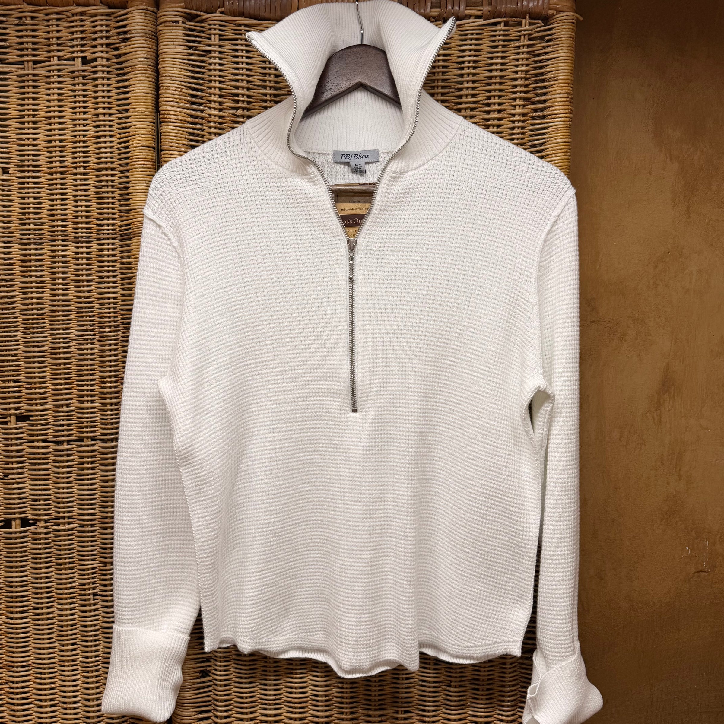 PBJ Womens 1/4 Zip Neck Sweater