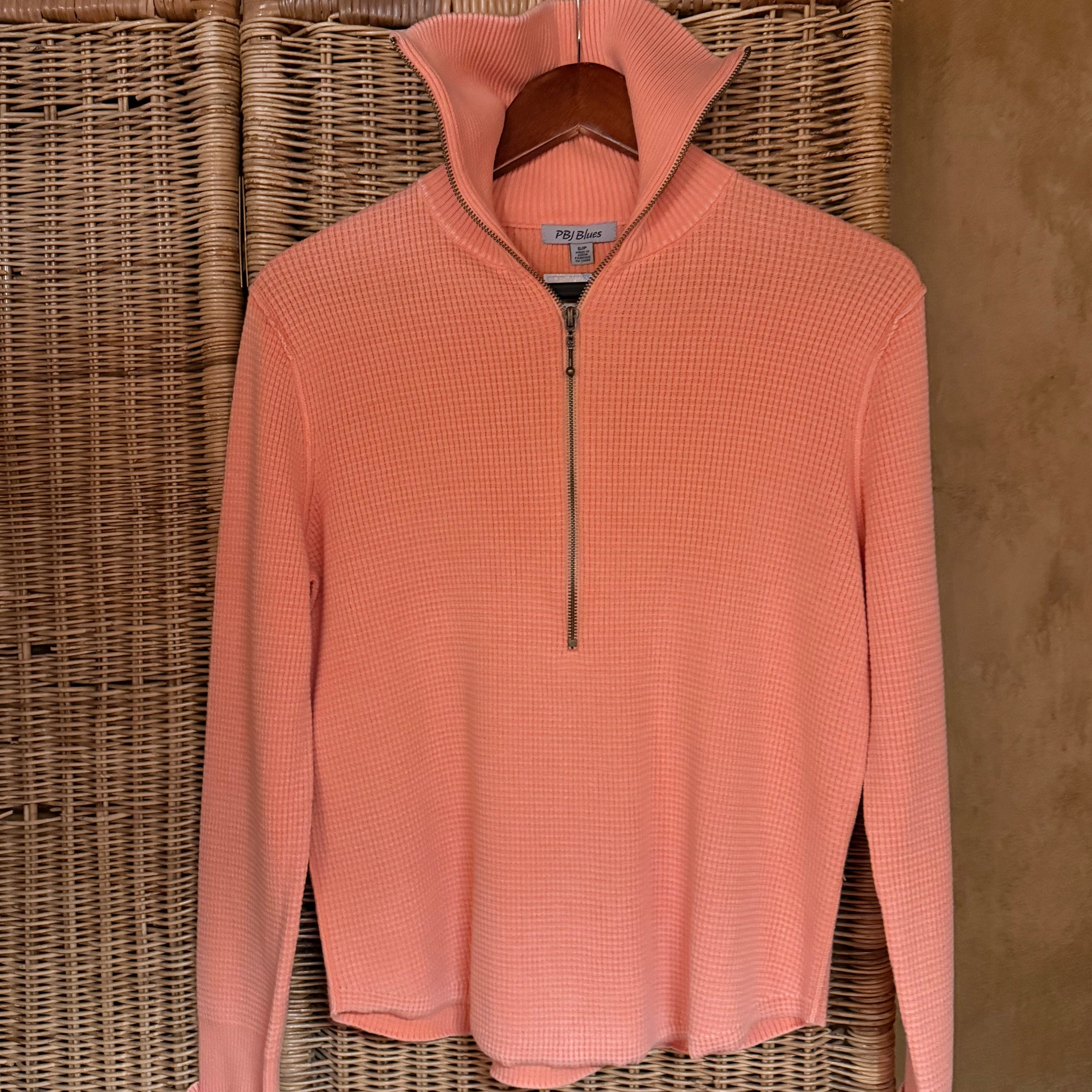 PBJ Womens 1/4 Zip Neck Sweater