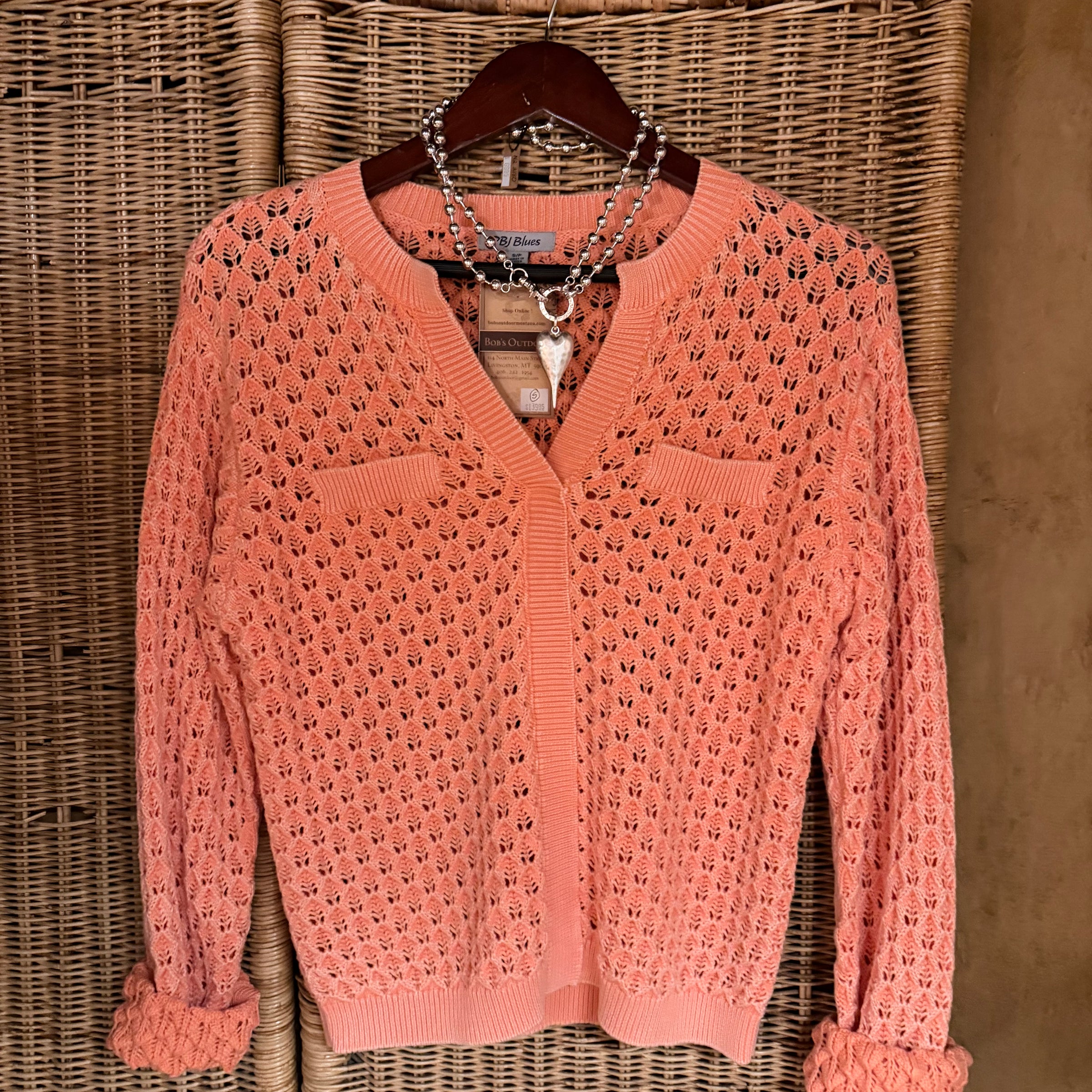 PBJ Womens Textured Pullover Sweater