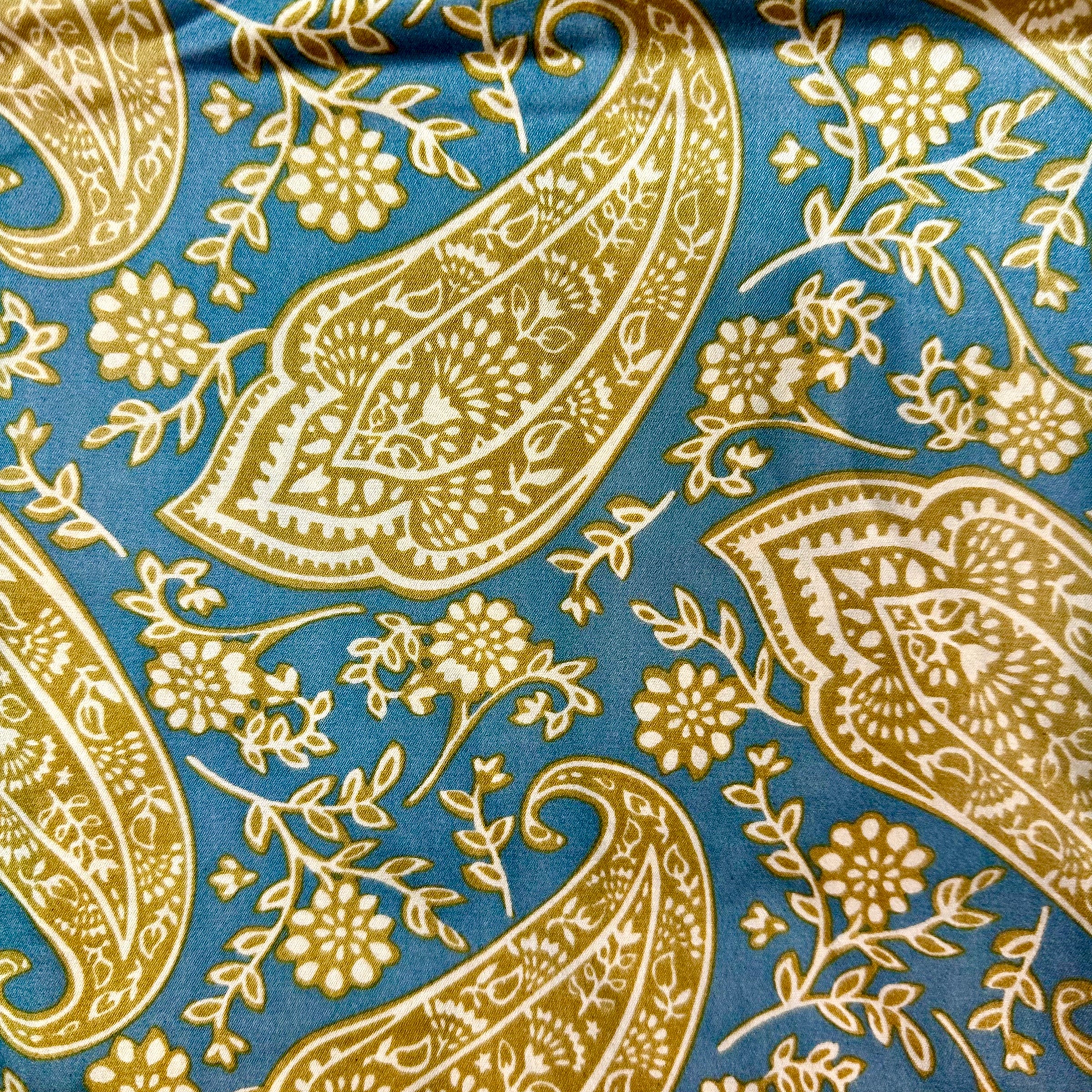 M & F Paisley Silk Scarf