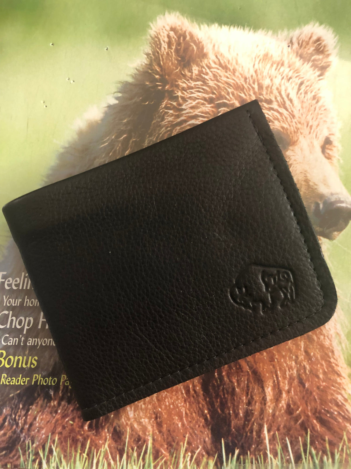 TLS Bi-Fold 6 Pocket Buffalo/Bison Leather Wallet - Bob's Outdoor