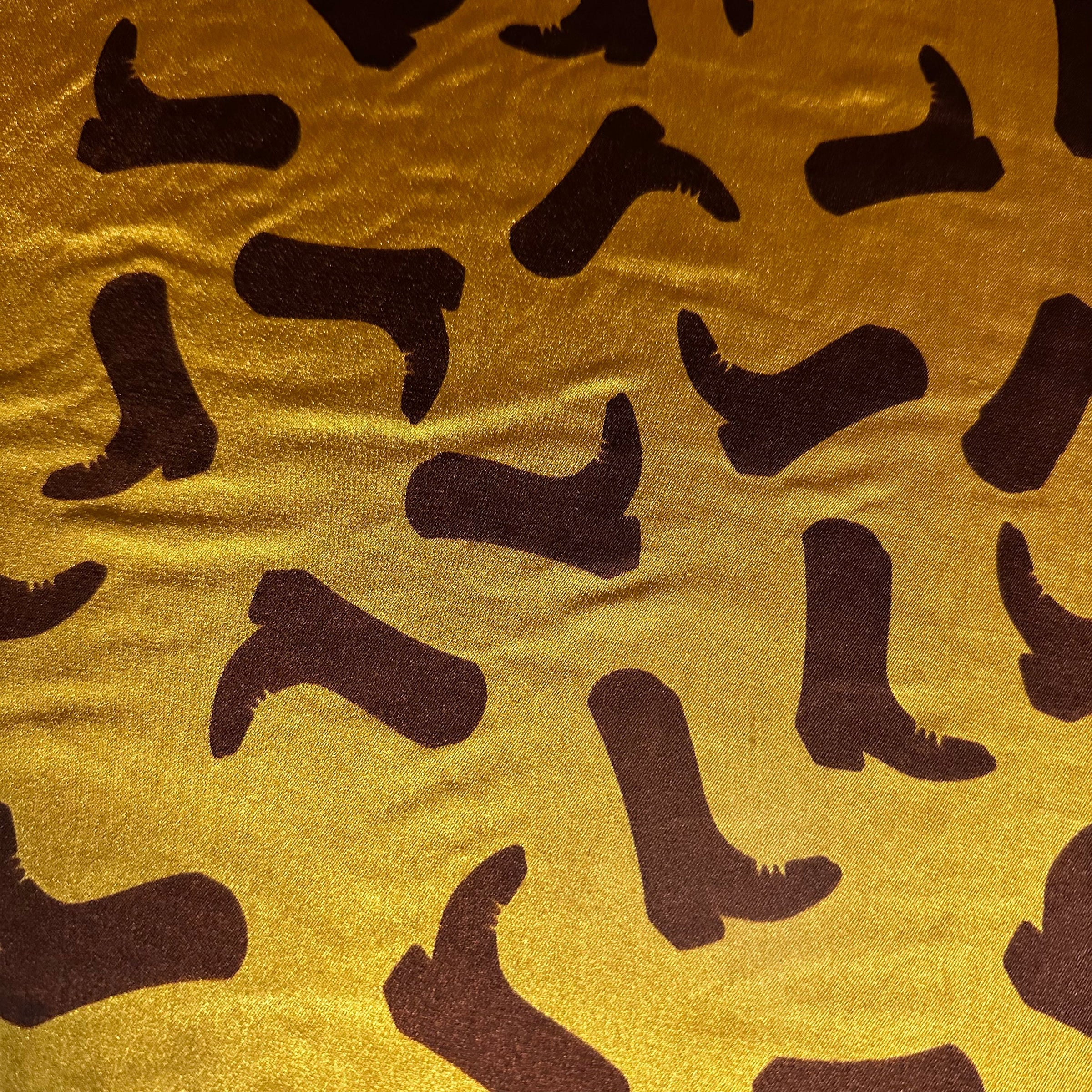 M & F Boots Silk Scarf
