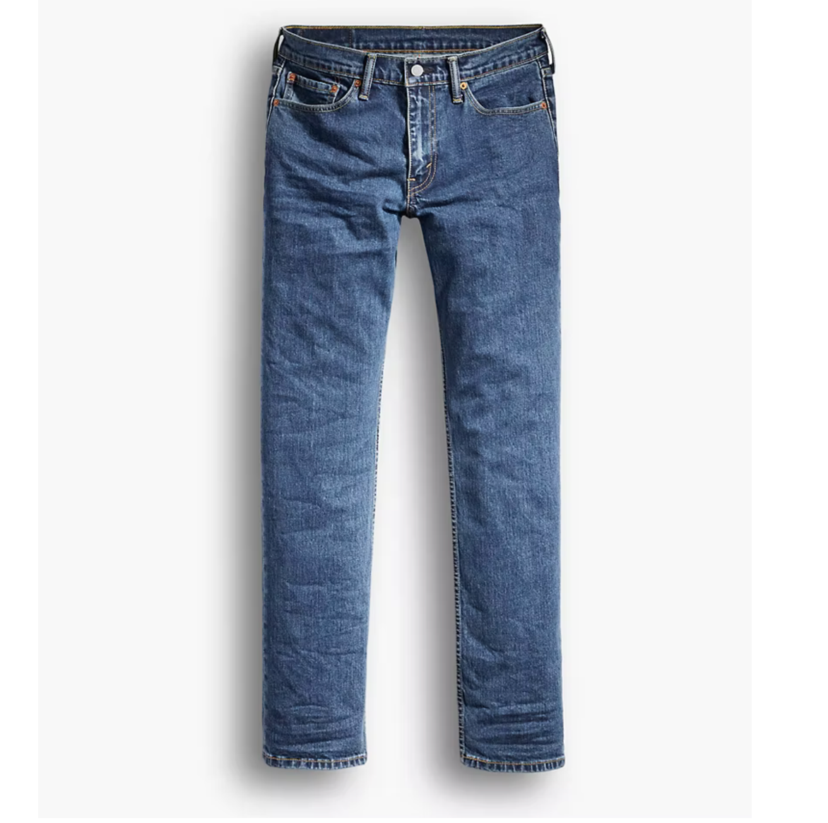 Levis Mens Straight Leg Button Fly Jeans