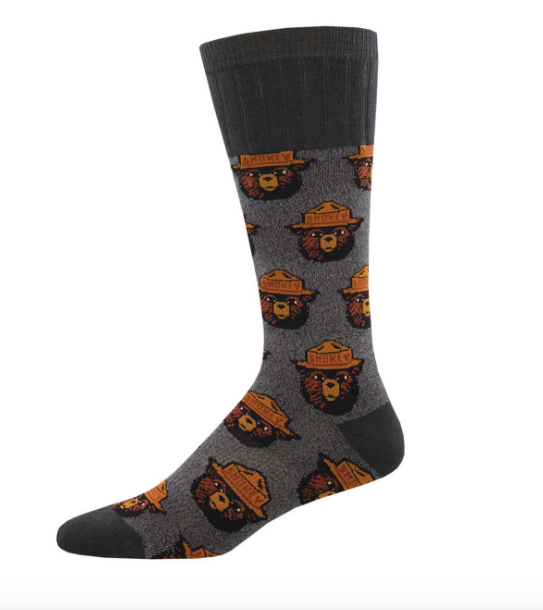Socksmith Mens Outlands Smokey Bear Socks - Bob's Outdoor