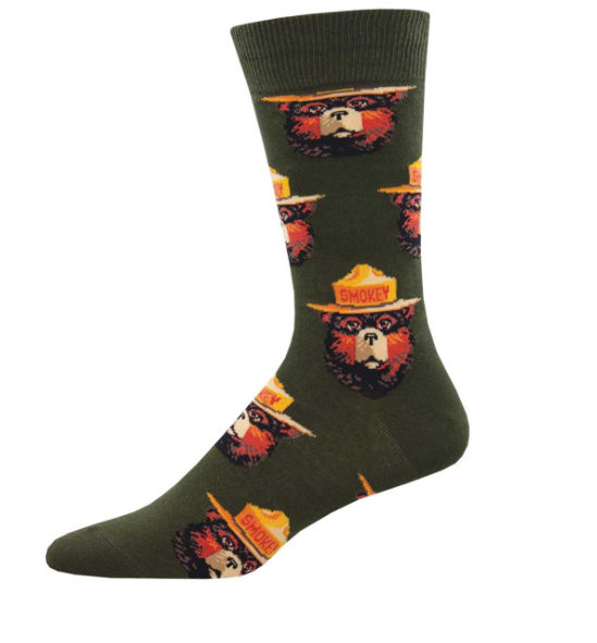 Socksmith Mens Smokey Bear Face - Bob's Outdoor