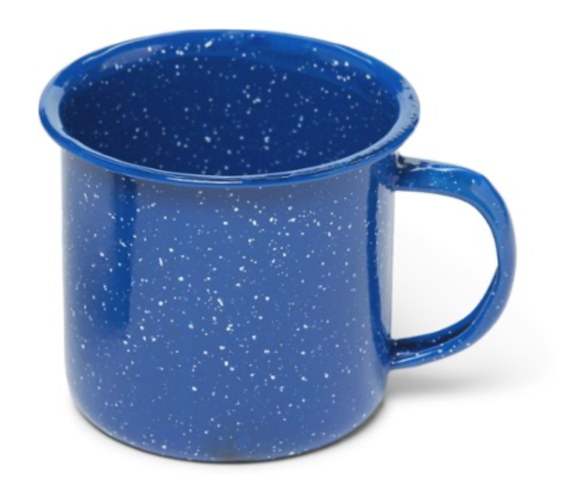Blue Enamelware Mug - Bob's Outdoor