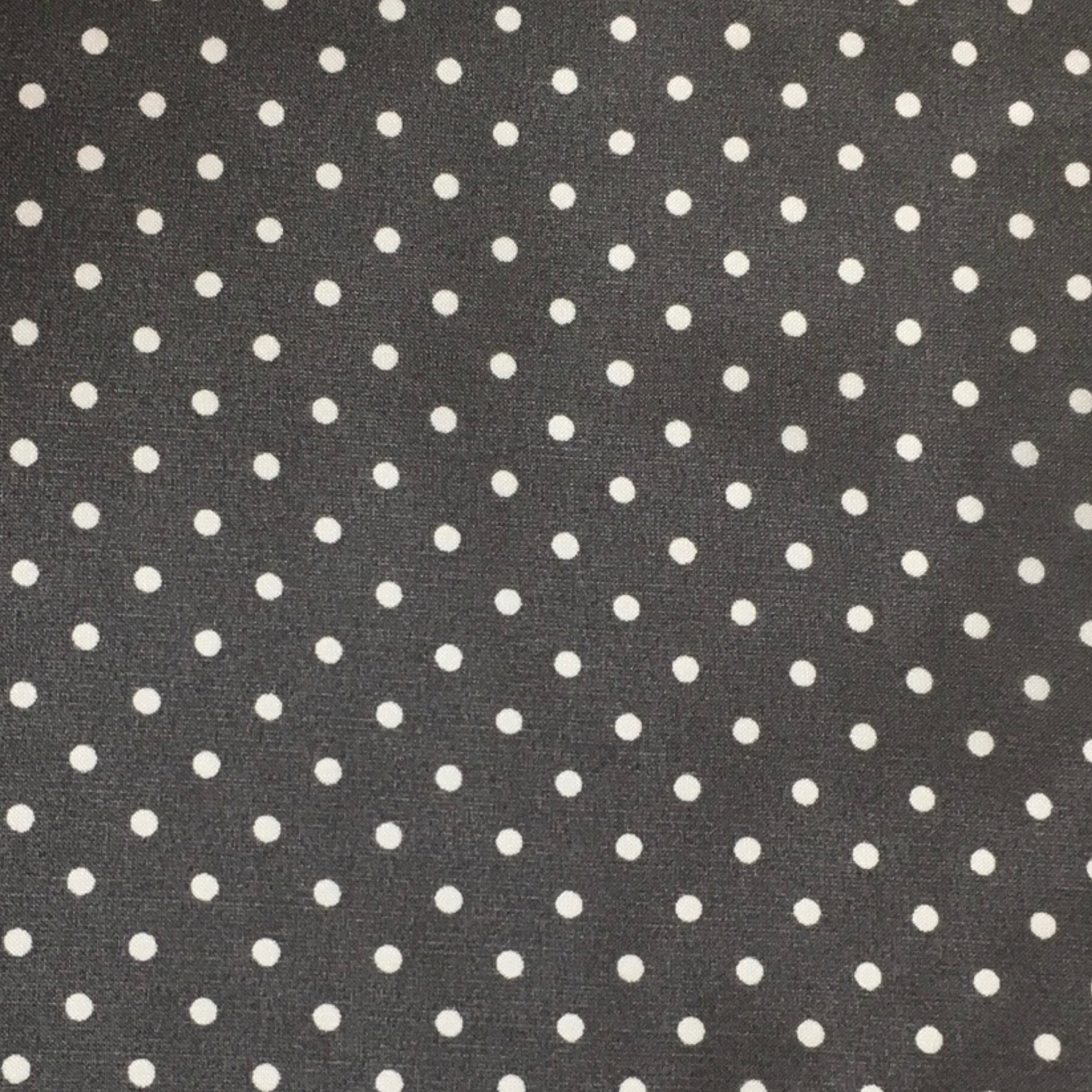 Wyoming Traders Cowboy Charcoal/White Polka Dot Silk Scarf