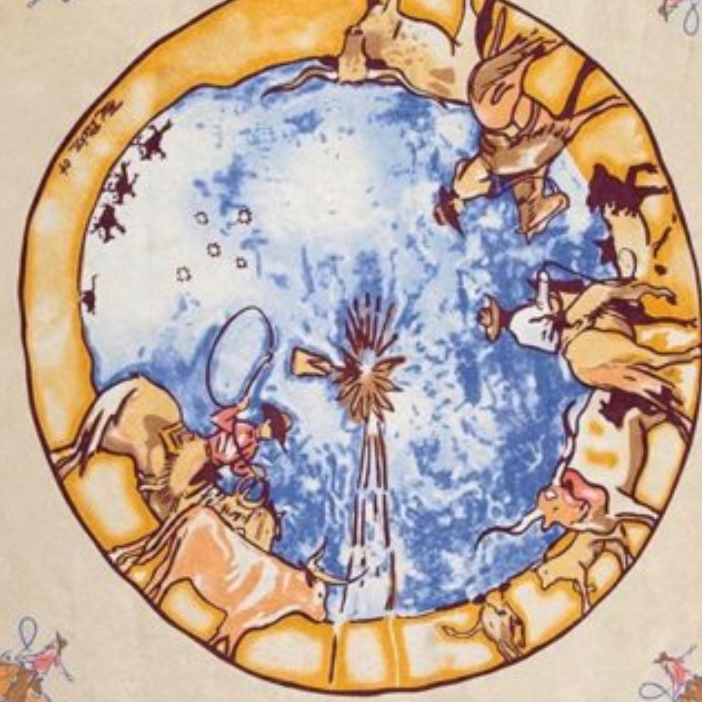 Wyoming Traders Ivory Windmill Limited Edition Silk Scarf