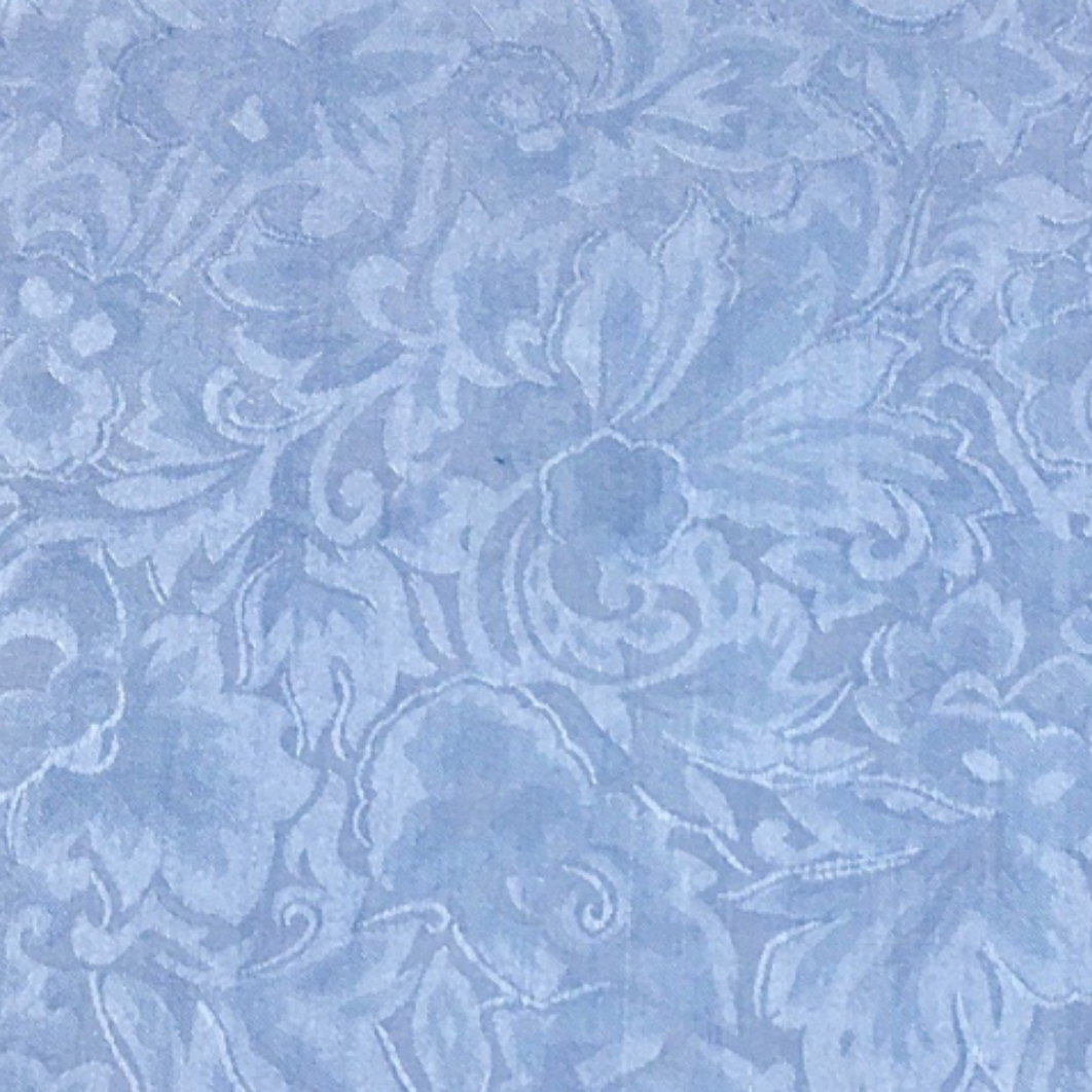 Wyoming Traders Jacquard Slate Blue Silk Scarf