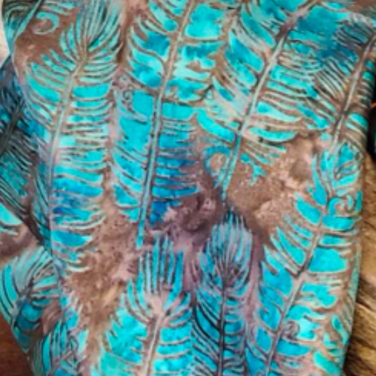 Austin Accent Western Feather Silk Scarf - Bob's Outdoor