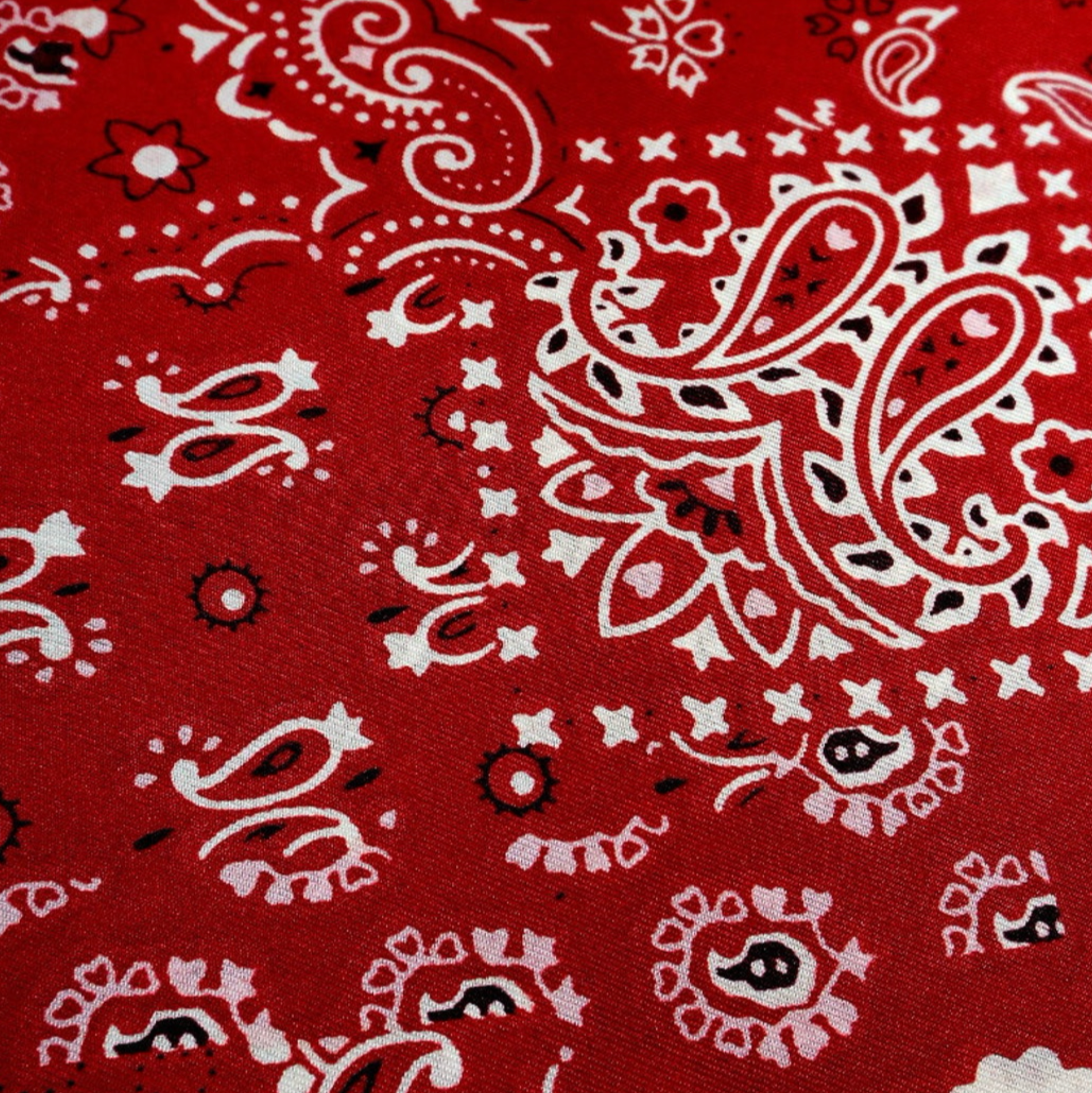 Austin Accent Red Vintage Western Bandana Silk Scarf - Bob's Outdoor