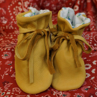 Geier Baby Natural Deerskin Moccasin