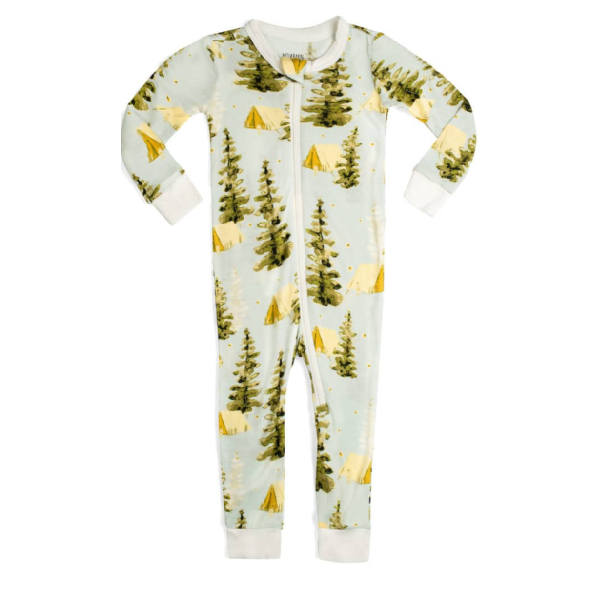 Milkbarn Zipper Pajama Camping Time (Bamboo)