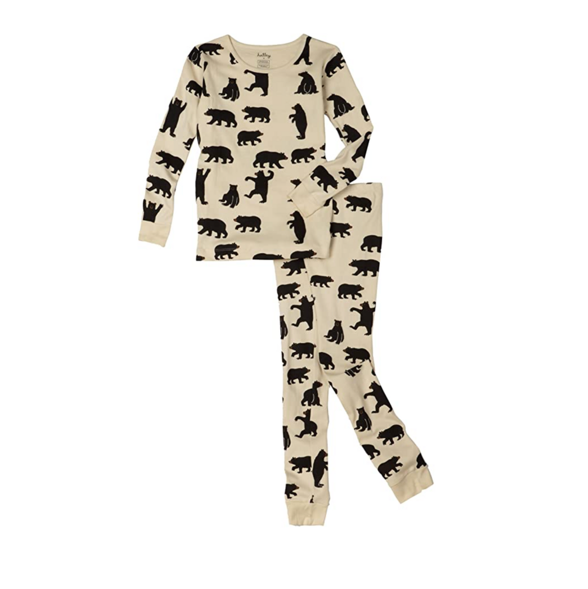 Little Blue House Kids Natural Bear Pajama Set - Bob's Outdoor