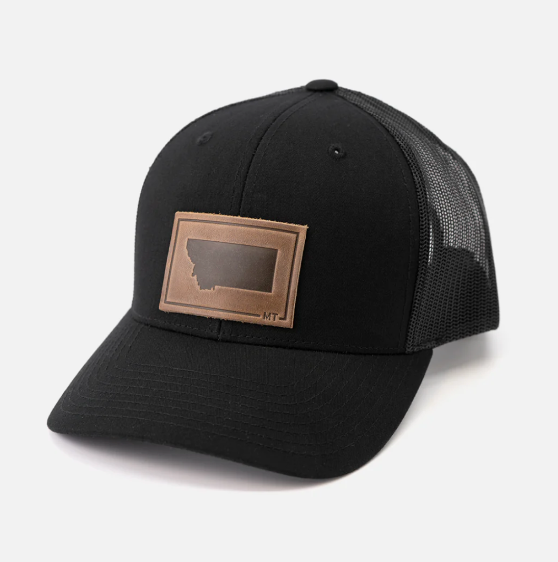 Range Leather Montana Black Hat