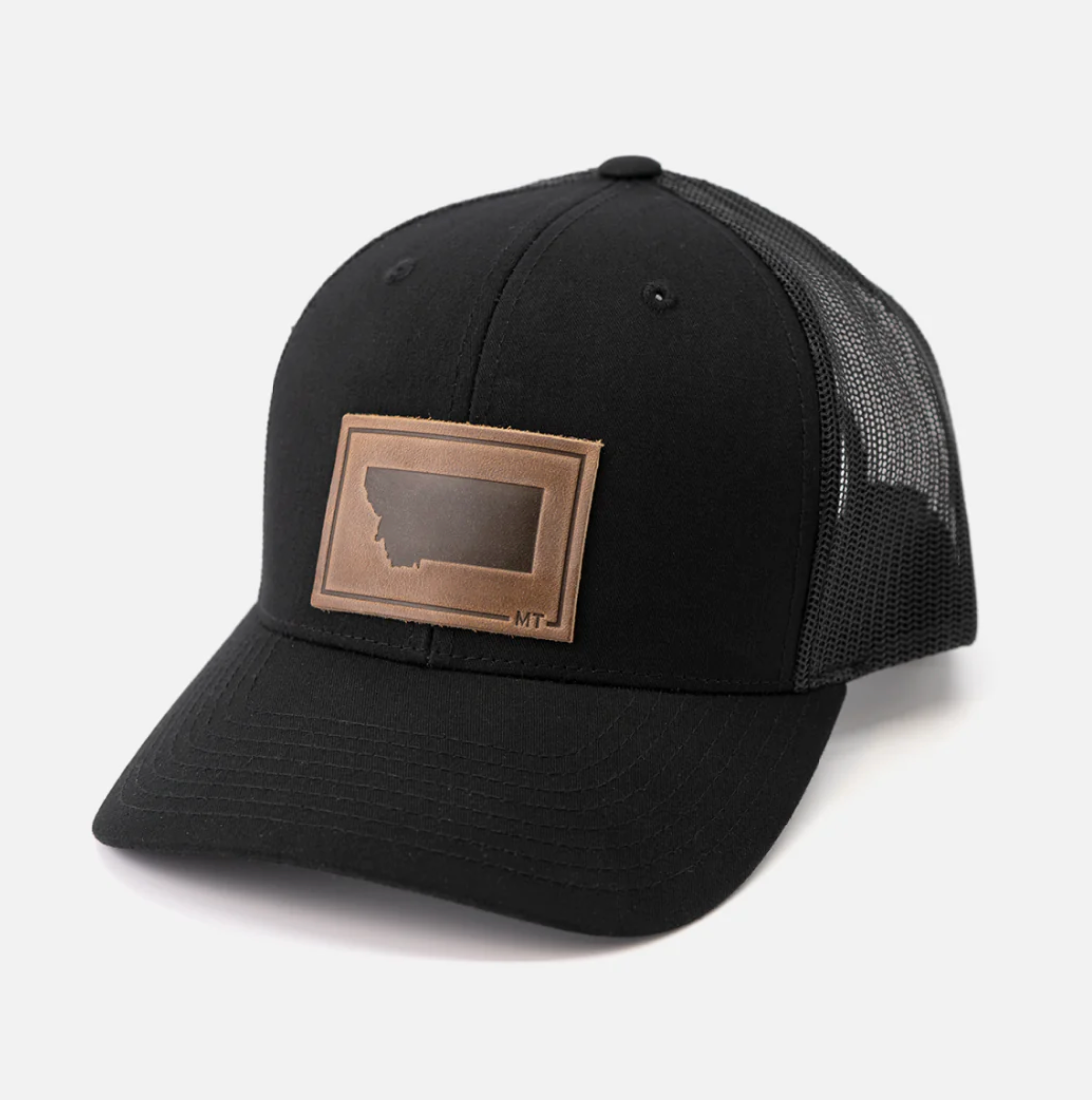 Range Leather Montana Black Cap