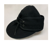 Beaver Brand Railroad Wool Cap - Black