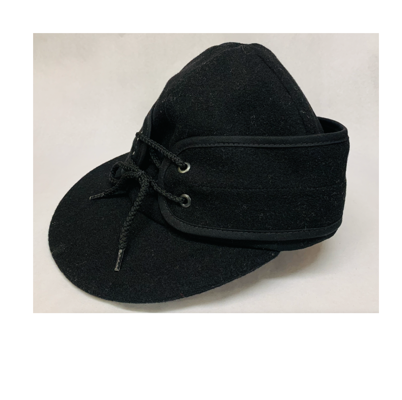 Beaver Brand Railroad Wool Cap - Black - Bob's Outdoor