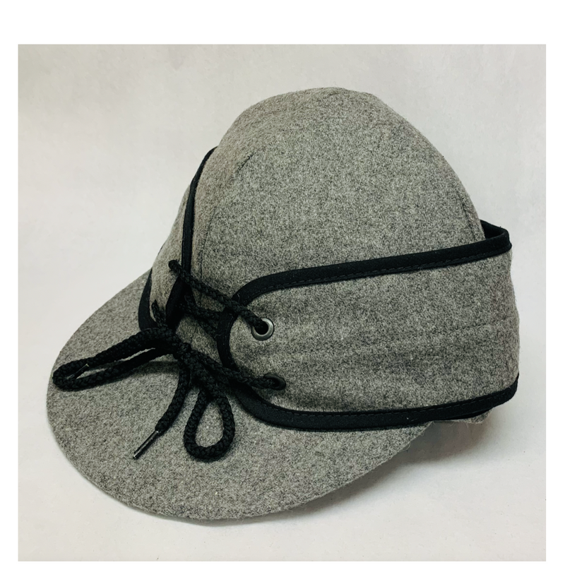 Beaver Brand Railroad Wool Cap - Light Gray