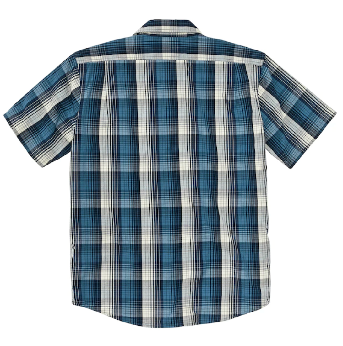 Filson Mens Washed Feather Cloth Short Sleeve Shirt