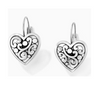 Brighton Womens Contempo Heart Lever Back Earrings